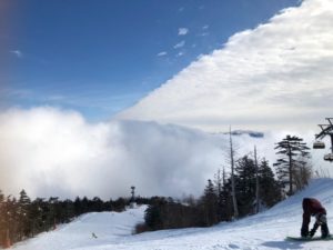 御嶽山の雲海