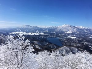 斑尾高原スキー場の頂上からの絶景