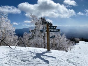 きそふくしまスキー場から見える山々